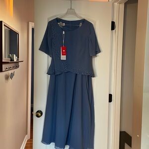 Periwinkle brother of the bride formal dress